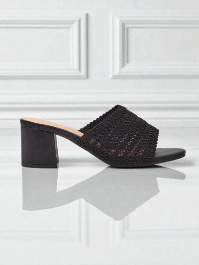 Royalfashion Női papucs vastag sarokkal Sole Bloom