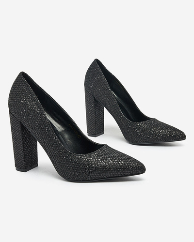 Royalfashion Női Suvirras Brokátos stílusú stiletto posztó top pumps