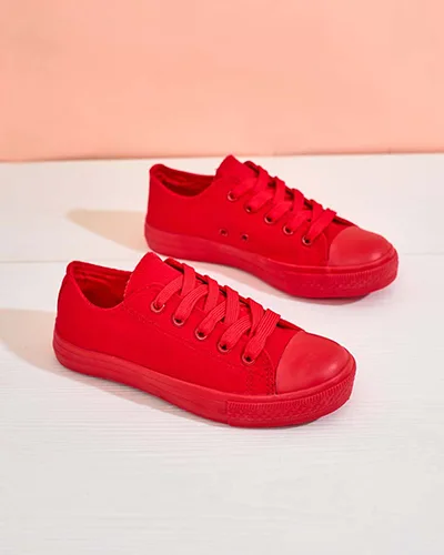 Royalfashion Tirim fűzős gyermek tornacipő