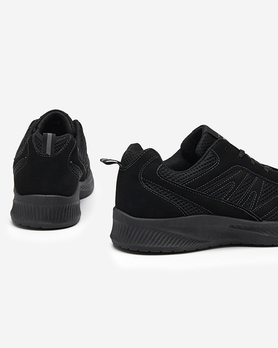 Férfi fekete fűzős cipő Beniro - Lábbeli