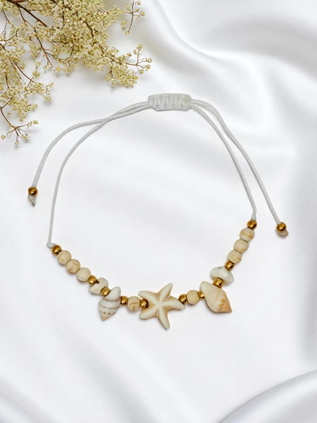 Női karkötő kagylóval Marina Belle