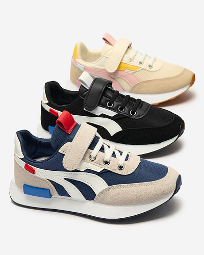 Gyermek sportcipő tengerészkék-szürke színben Kaxo- Footwear