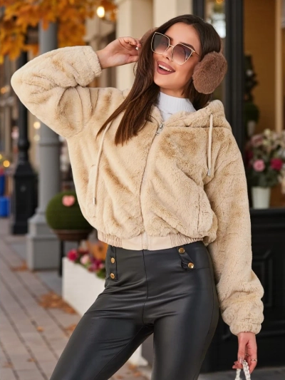 Royalfashion Női műszőrme dzseki