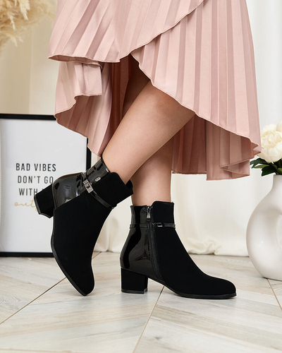 Royalfashion Női alacsony tűsarkú csizma Tevrata