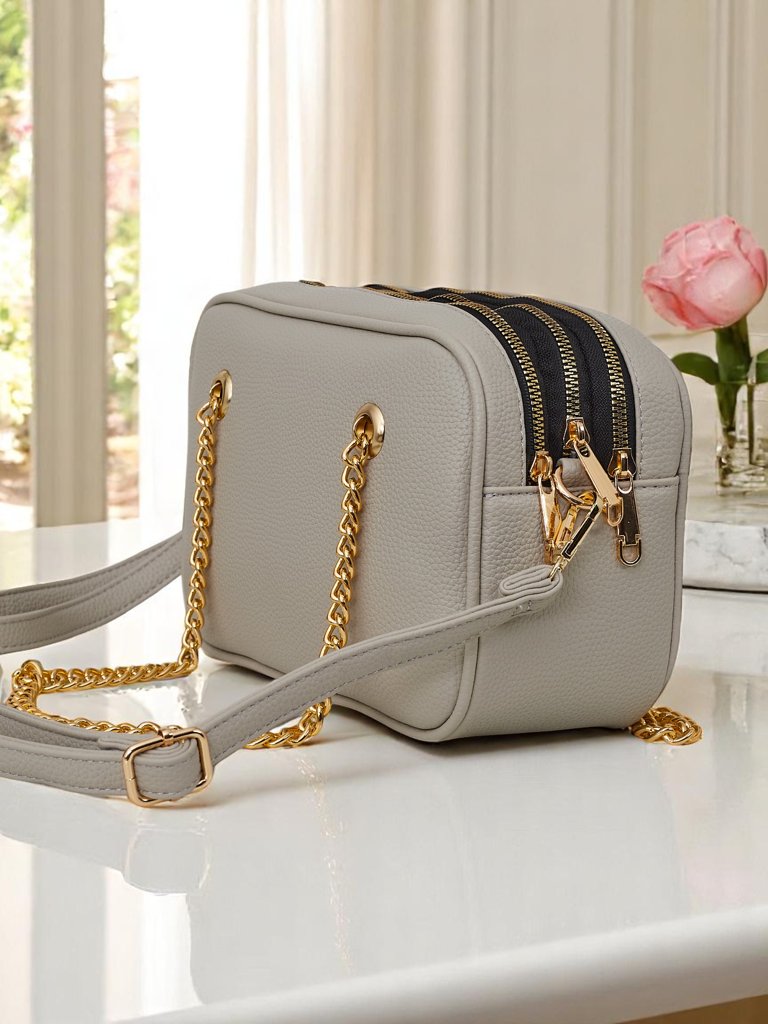 Royalfashion Kis méretű, ökobőrből készült Tessa Compact kézitáska