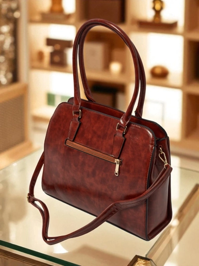 Női shopper táska, öko bőrből, Iron Lace dombornyomással