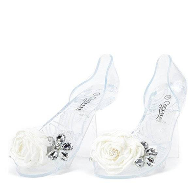 OUTLET Transparentne meliski z ozdobami Malia - Obuwie