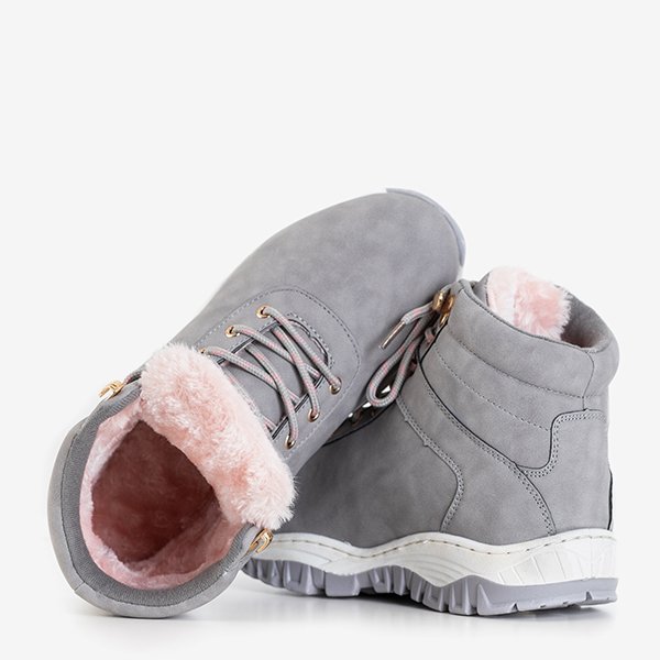 Női meleg csizma szürke Filig színben - cipő