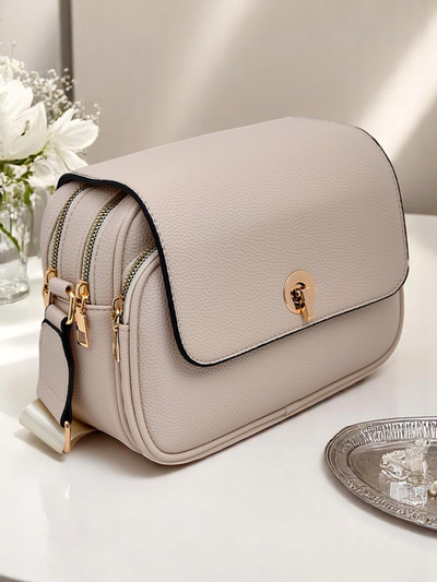 Királyi divat kis méretű női öko-bőr kézitáska 2 rekesszel