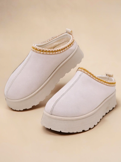 Royalfashion Rövid cipők, amelyek női hócsizmák stílusában készültek Flufi