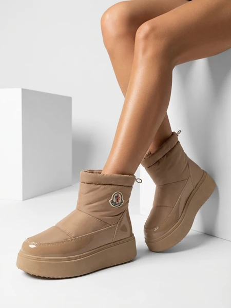 Royalfashion Női csúszós hócsizma barna színben Ademra