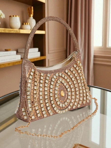 Royalfashion Női borítéktáska cirkóniákkal Sova Glint