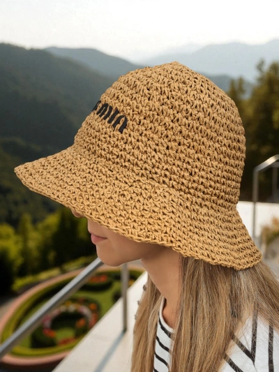 Royalfashion Női nyári kalap bucket hat felirattal
