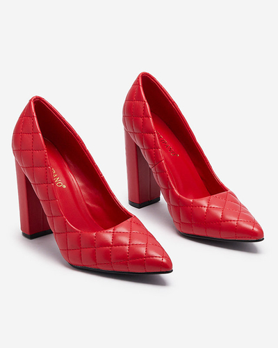 OUTLET Piros női cipő dombornyomással Torosa- Footwear