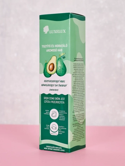 Luxelux Tisztító Hidratáló Arctisztító Hab Avokádó 150 ml
