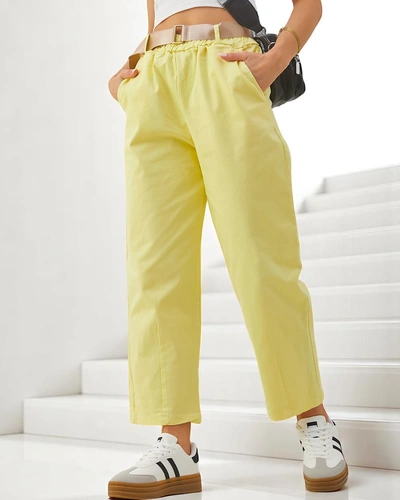 Royalfashion pamut egyenes női nadrág szövet