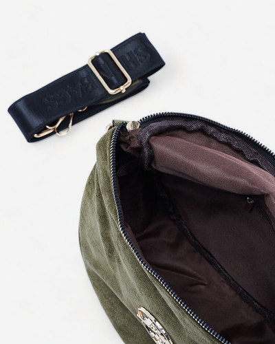 Royalfashion Green kis női öko szarvasbőr kézitáska