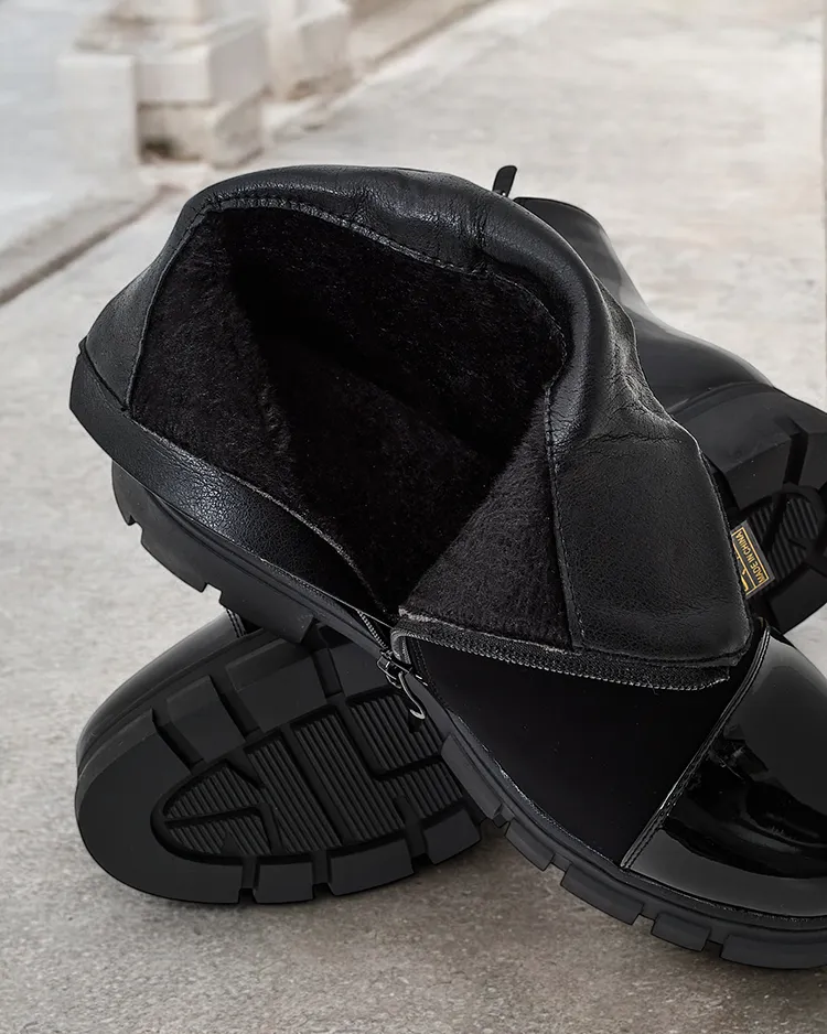 Royalfashion Klasszikus női bokacsizma jodhpurs stílusban Urbanis