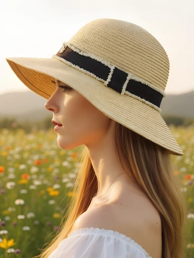 Royalfashion női szalmakalap Sunny Meadow