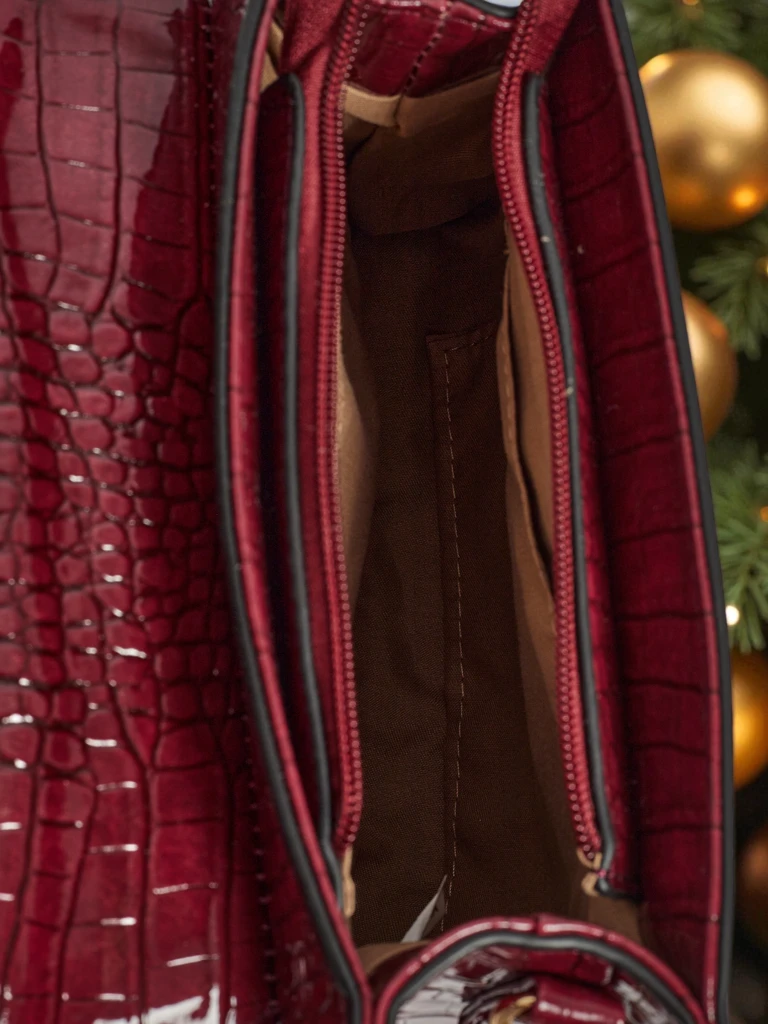 Lakkozott Lunaya kis női műbőr táska