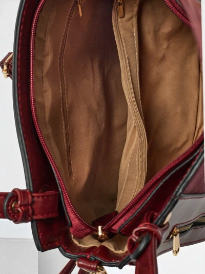 Női shopper táska, öko bőr, Silent Raven