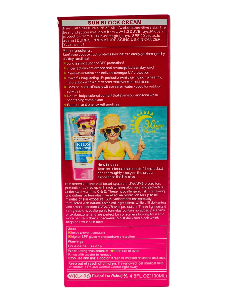 Naptej gyerekeknek SPF 30