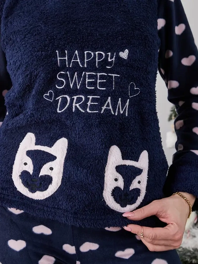 Royalfashion női pizsama a'la Polar Happy Sweet Dream