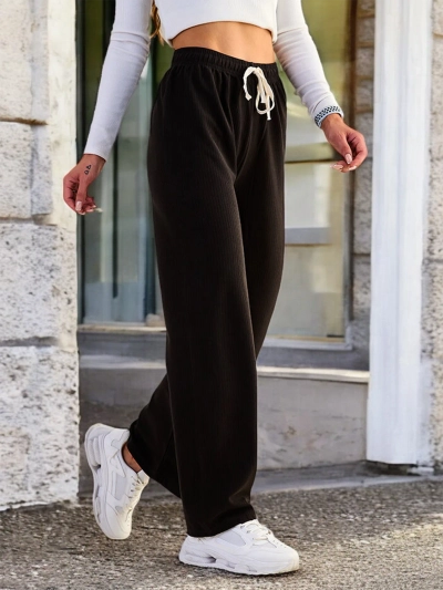 Royalfashion Női széles bordázott nadrág