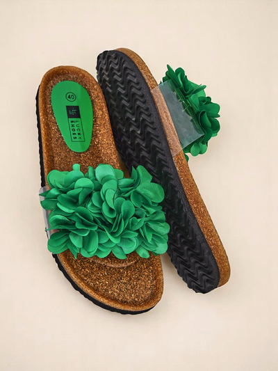 Royalfashion női papucs virágokkal Flora Soft