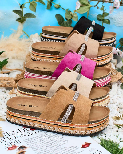 Royalfashion Női Orolta cirkóniás flip-flop