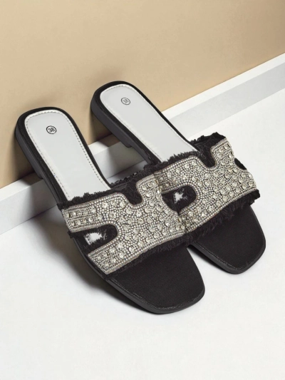 Royalfashion női szandál strasszkövekkel CrystalEase