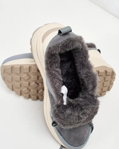 Royalfashion Women's Ruffi Insulated Sneakers