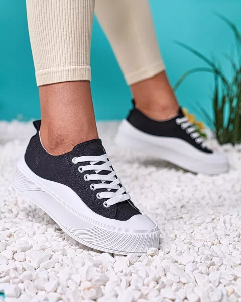 Royalfashion Fekete sportcipő Luceri