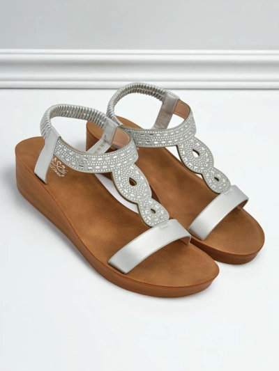 Royalfashion női ékes szandál cirkóniákkal Agaya