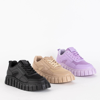 OUTLET Bézs színű női sportcipő a Renlida platformon - Lábbeli