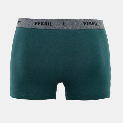 Sötétzöld férfi boxer rövid felirattal - Fehérnemű