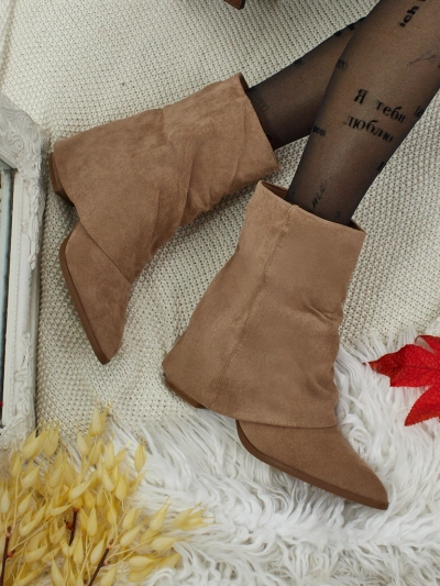 Moonly női bokacsizmák zárt szárral