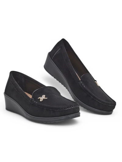 Royalfashion Női mokaszin alacsony sarokkal Lomman