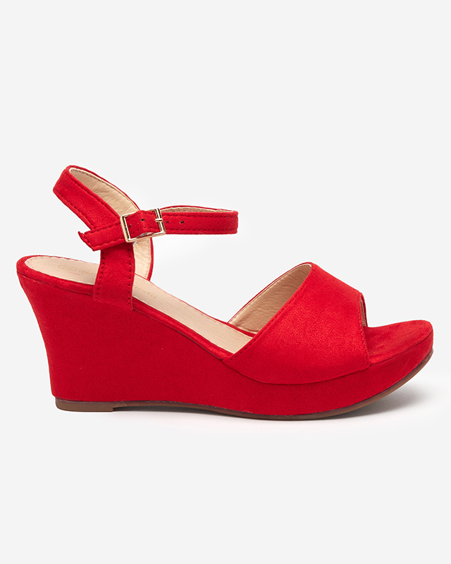 OUTLET Piros női szandál a éken Nalem - Footwear