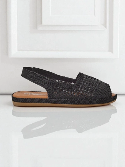 Női szandál, női espadrille szandál strasszkövekkel Belle Sparkle