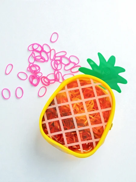 Royalfashion Sokszínű szilikon hajgumik Ananász