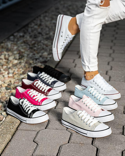 OUTLET Fekete női tornacipő Noenoes - Lábbeli