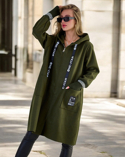 Royalfashion Női kabát a'la kabát térdig érő