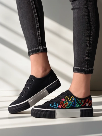 Royalfashion Női sneakers nyomattal Sercess