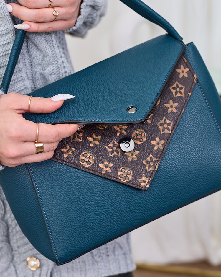 Royalfashion kék női kézitáska