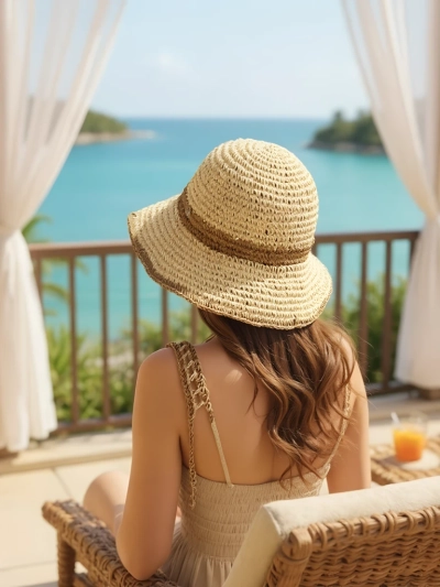 Royalfashion Női szalmakalap Sun Bloom
