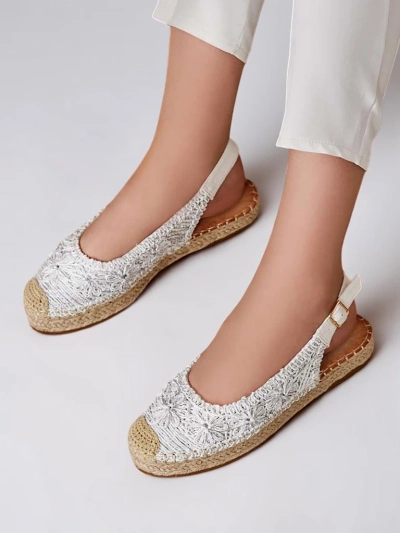 Royalfashion Női espadrilles díszes hímzéssel