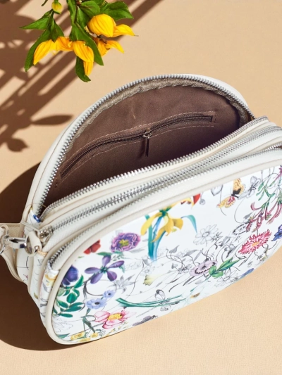 Royalfashion Kisméretű női kézitáska ökobőrből Floriana
