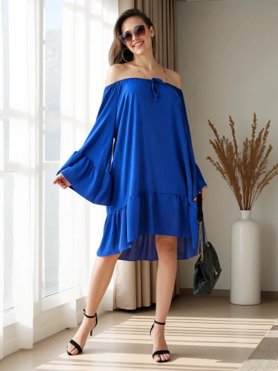 Royalfashion Női ruha spanyol stílusban, fodrokkal, oversized