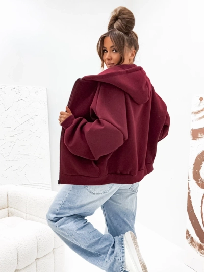 Royalfashion Női pamut bélelt Butterfly pulóver